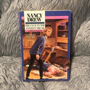 Nancy Drew "The Clue in the Antique Trunk" Paperback Carolyn Keene #105